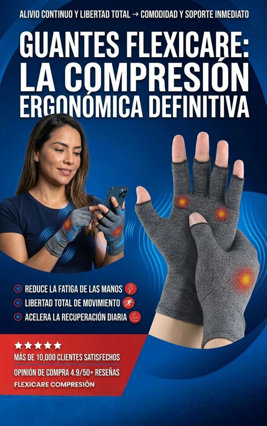 FlexiCare Gloves - GUANTES DE COMPRESIÓN PARA USO DIARIO INTENSIVO