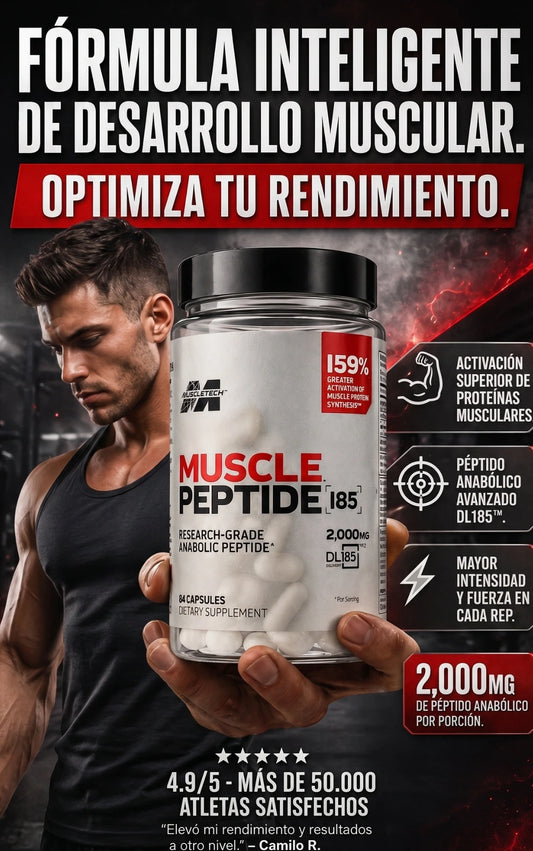 Muscle Peptide – FÓRMULA INTELIGENTE DE DESARROLLO MUSCULAR