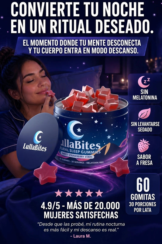 LullaBites Gummies – SOPORTE NOCTURNO CON INGREDIENTES NATURALES