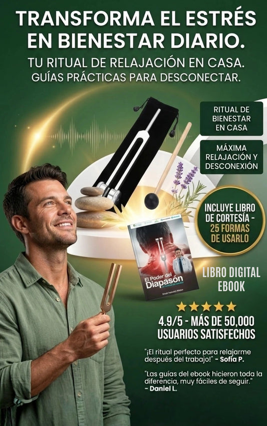 NeuroCalm Harmoni – DIAPASÓN DE RELAJACIÓN + EBOOK DE OBSEQUIO (25 GUÍAS)