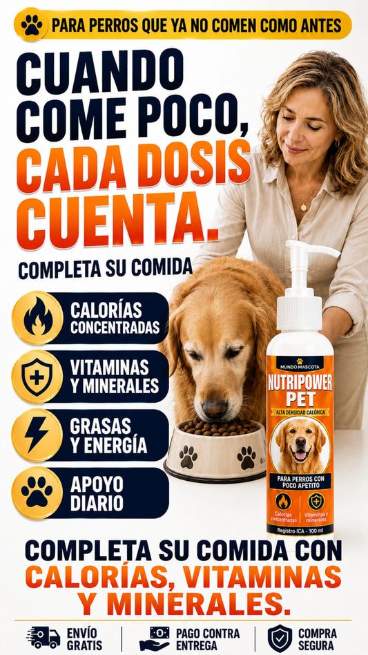 NUTRIPOWER PET - Fórmula nutricional de alta densidad calórica