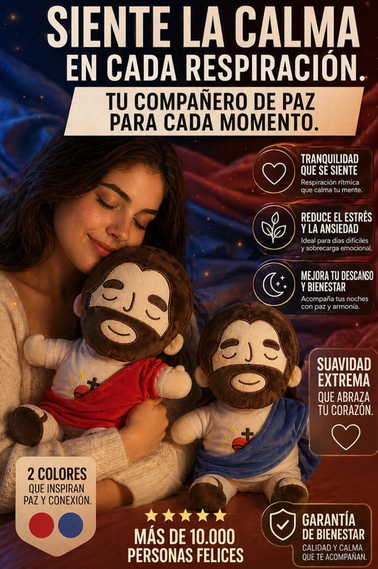 CalmJesus Peluche Espiritual - CON RESPIRACIÓN RÍTMICA PARA DESCANSO