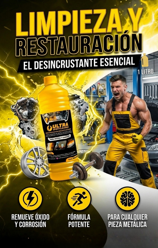 UltraSpot Cleaner – DESINCRUSTANTE POTENTE PARA MOTO Y AUTO