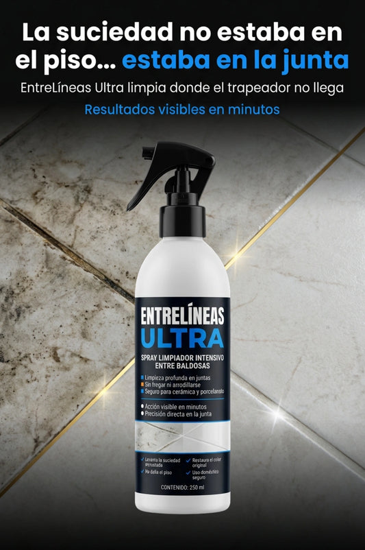EntreLíneas Ultra - SPRAY LIMPIADOR INTENSIVO ENTRE BALDOSAS