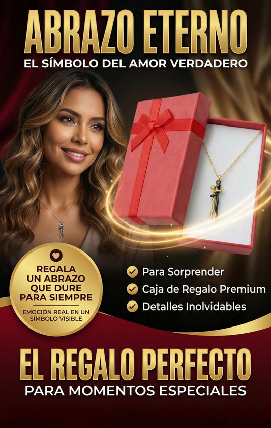 Abrazo Eterno - COLLAR QUE SIMBOLIZA AMOR VERDADERO CON CAJA DE REGALO