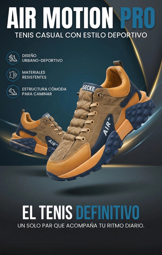 Air Motion Pro – TENIS CASUALES CON ESTILO DEPORTIVO