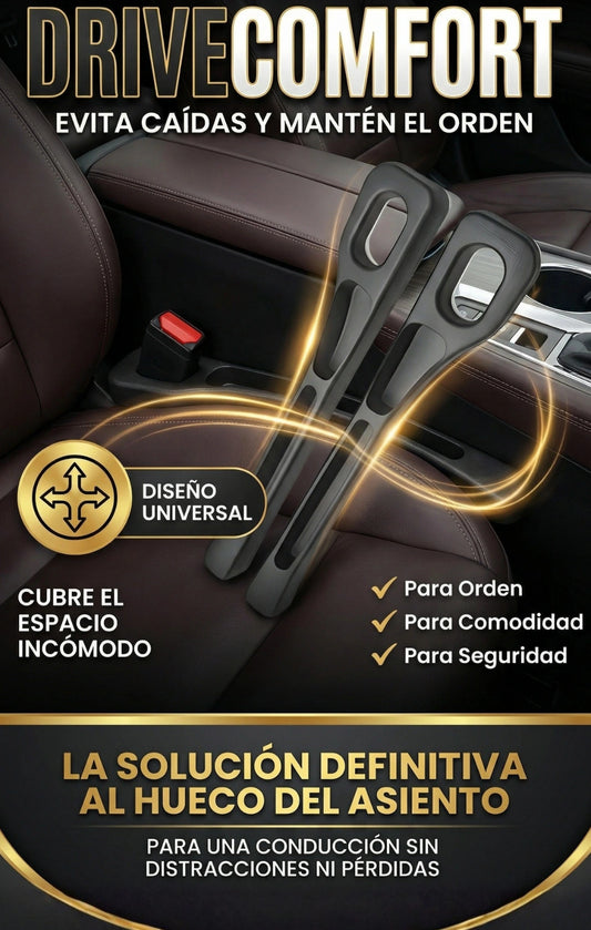 DriveComfort – RELLENO LATERAL PARA ASIENTO DE CARRO (1 Combo Incluye 2 Unidades)